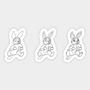 rabbit cartoon Sticker